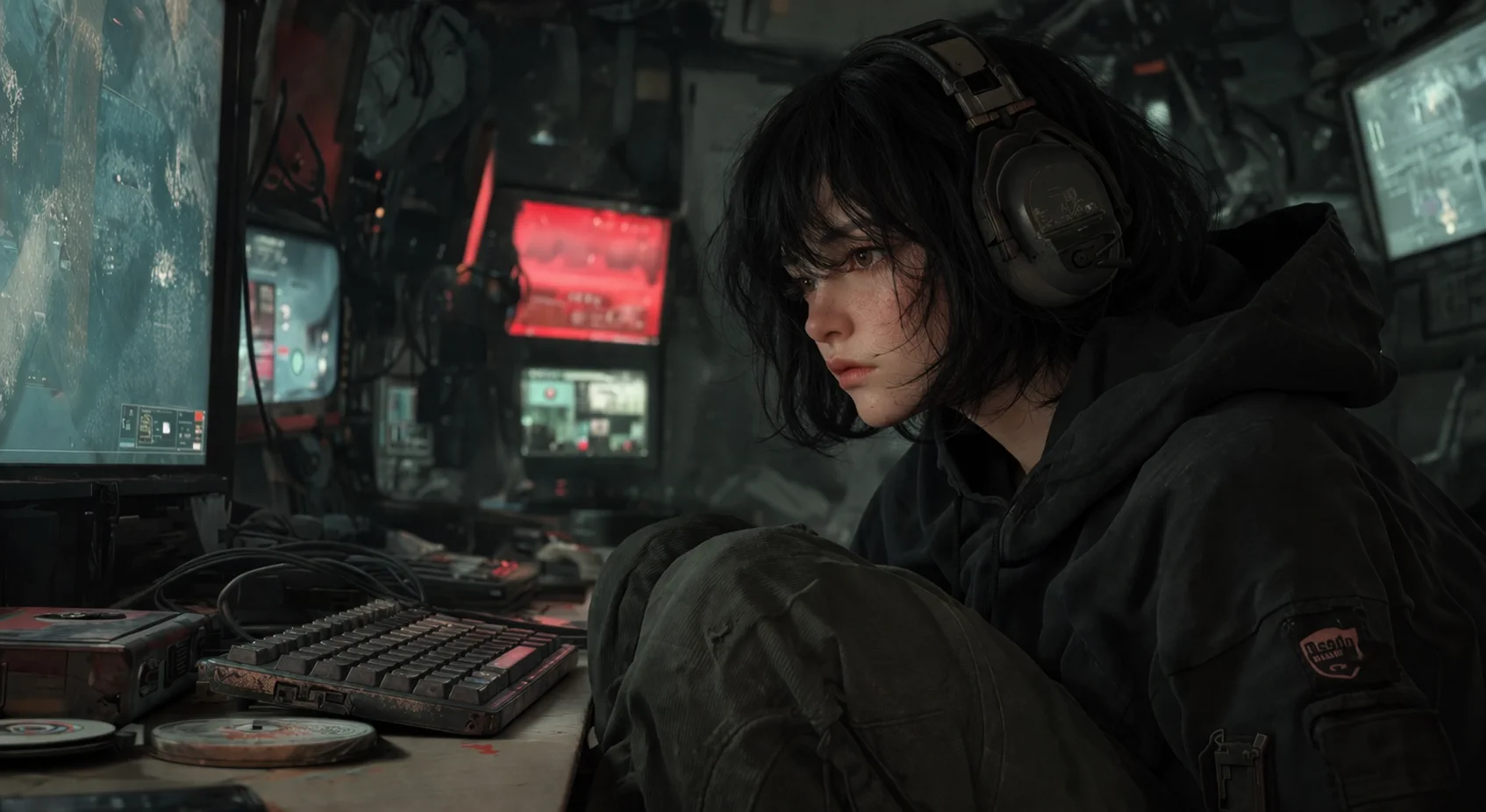PROJECT MOVE operator seated at a control station
